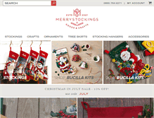 Tablet Screenshot of merrystockings.com